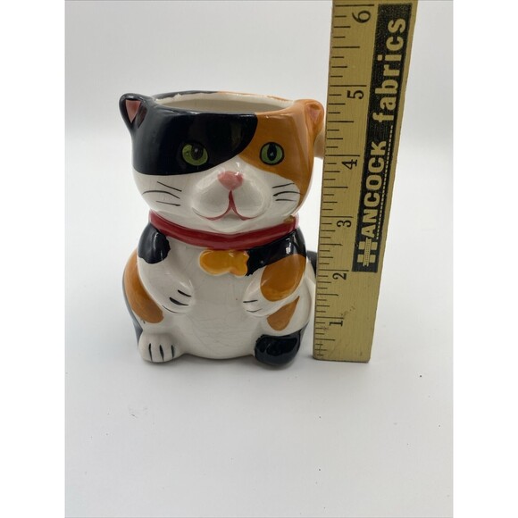 Pier 1 Mug Cat with Mouse inside Coffee Tea Cup - Picture 10 of 11